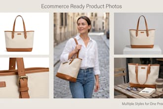 create product images for ecommerce with model styling