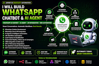 build whatsapp chatbot whatsapp ai agent whatsapp API integration n8n automation