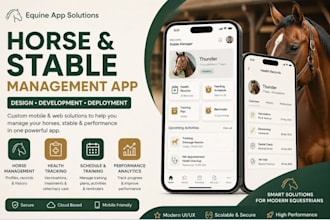 build horse management or stable management app