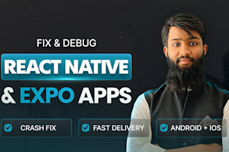 fix bugs, crashes, issues in your flutter, react native app