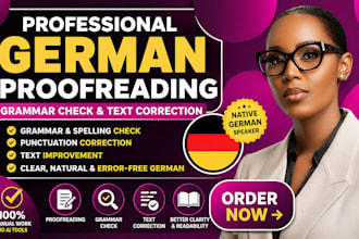 do professional german proofreading grammar check and text correction