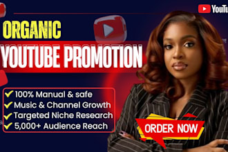 do organic youtube video promotion for channel growth
