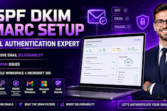 fix spf dkim dmarc records and improve email deliverability