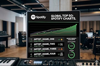 be your spotify song promotion for top 50 spotify chart