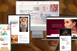 modern beauty salon website spa  massage vagaro website with online booking