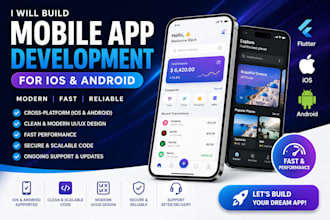 build mobile app development for ios and android