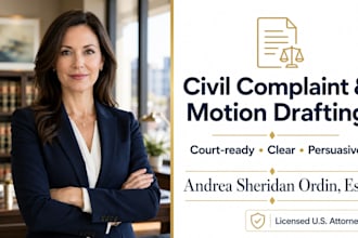 draft your civil complaint, answer, or discovery motion as a US attorney