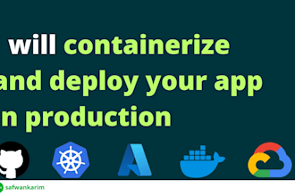 containerize and deploy your app with docker and kubernetes