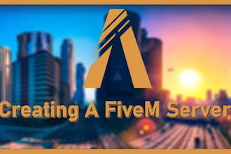 create professional esx fivem server with premium scripts