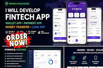 develop fintech app wallet app payment app money transfer loan app