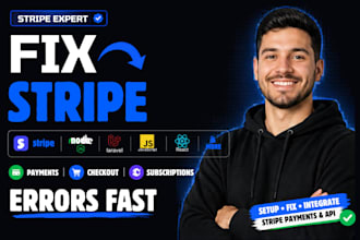 fix and setup stripe payments, subscriptions and checkout for your webapp