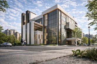 update office building,commercial exterior,house render,interior design,highrise