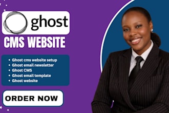 build ghost cms website ghost blog newsletter clone or migrate ghost website cms