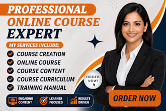 create course creation, course content, online course, and course curriculum