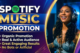 do spotify music promotion, song promotion spotify listeners