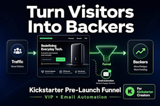 build a high converting kickstarter pre launch funnel for your board game