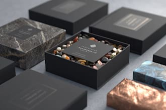 do aesthetic coffee bag packaging, stickers and label design