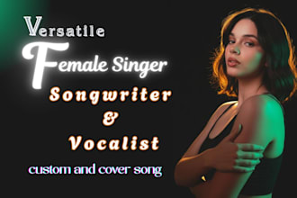 be your female singer and vocalist female pop singer edm singer and pop singer