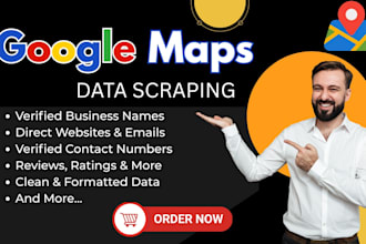 scrape google maps for business leads
