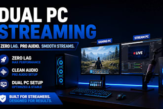 setup dual PC streaming with obs for smooth zero lag streams