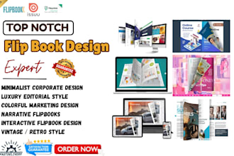 create a modern responsive flipbook for catalog, brochure, ebook or magazine