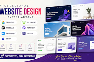 build shoptet mozello webnode krop sitegiant krop pensight carrd website design