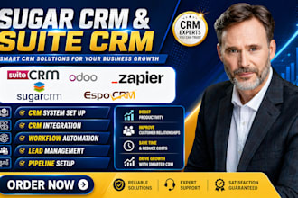 setup customize and automate sugarcrm and suitecrm CRM for real estate business