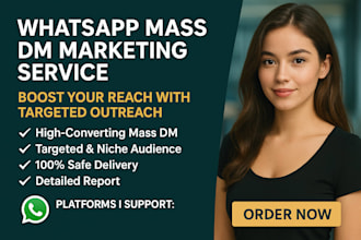 boost your product and service with whatsapp mass dm, bulks sms whatsapp dms