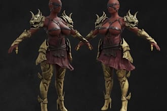 blockout 3d human character,rpg modular, vam 3d,cc5 model,facial morph, 3d armor