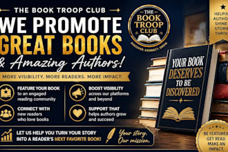 do amazon kindle book spotlight, feature and promote on our reading troop club