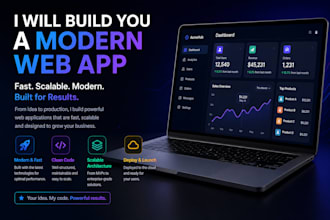 design a modern web app for your needs