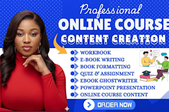 create and design a professional teaching material