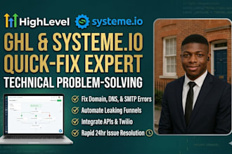 fix gohighlevel technical issues domains errors or workflows
