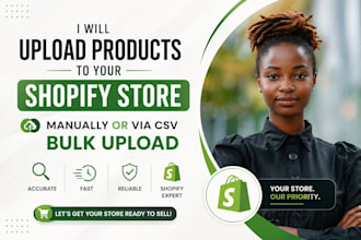 upload products to your shopify store manually or via CSV bulk upload