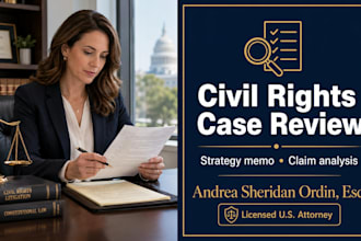analyze your civil rights case and provide a strategy memo as a US attorney