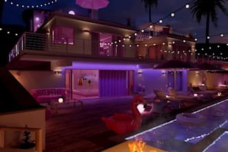 make custom vrchat game world vrc world metaverse world horizon  3d environment