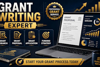 be grant writing expert for grant proposal, grant research and grant application