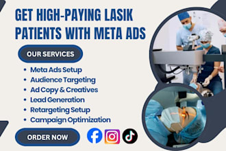 get high paying lasik and eye clinic patients using meta ads