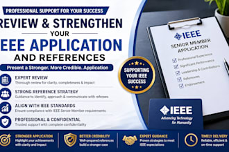 review and strengthen your ieee application and references