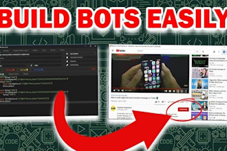 create social media bots, automation bots, and website automation scripts