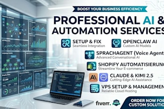 setup fix openclaw ai sprachagent shopify automatisierung claude kimi 2 5 vps