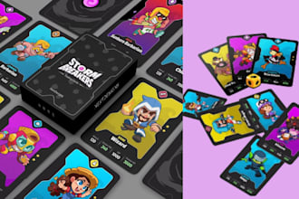 design card game board game affirmation cards card box mockup rule book design