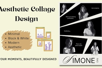 make pinterest style aesthetic collage designs for your photos