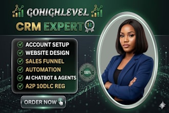 be your gohighlevel expert for ghl funnel and automation setup