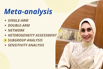 do single arm and double arm metaanalysis for systematic review