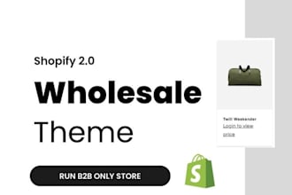 setup wholesale feature in shopify store