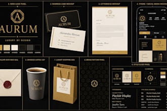 do minimalist logo design and luxury brand identity