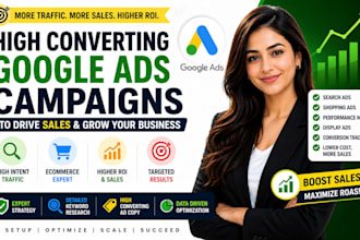 setup high converting google ads campaigns for ecommerce sales