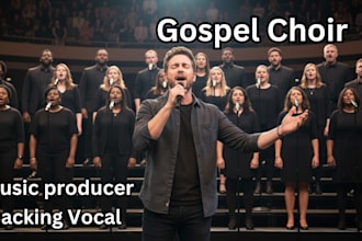 be your professional male singer lead vocals and harmonies