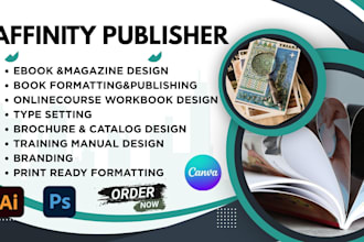 design and format your ebook, book, or magazine layout in affinity publisher